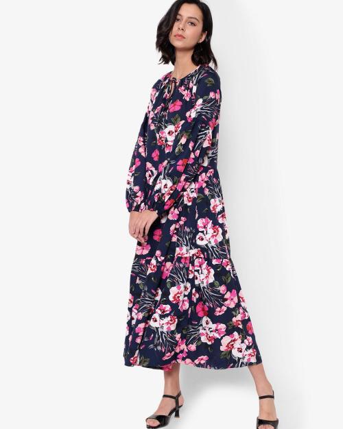 Floral Print A-line Dress