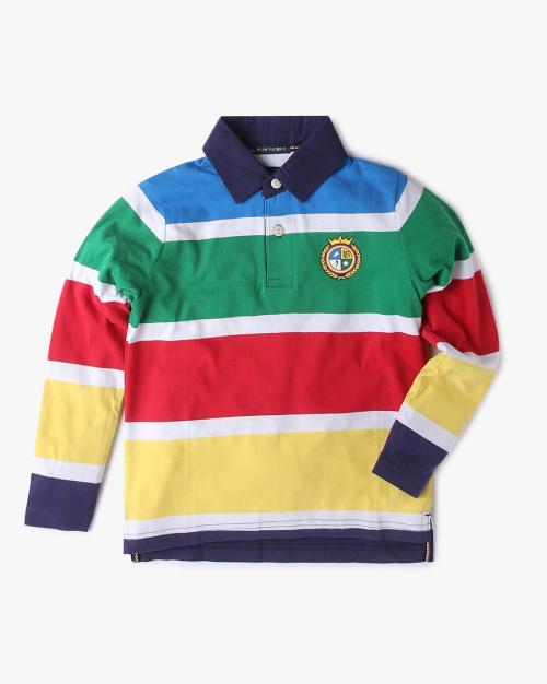 Striped Polo T-Shirt
