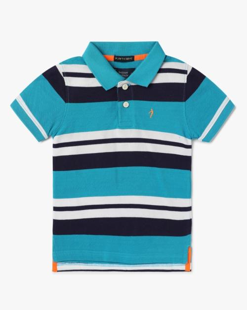 Striped Polo T-Shirt