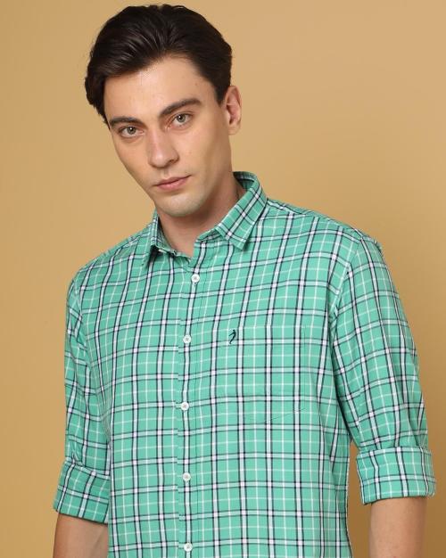 Checked Slim Fit Shirt