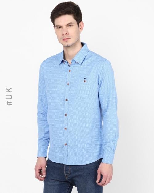 Shirt with Buttoned Patch Pocket