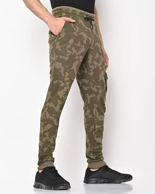 Camouflage Print Joggers with Drawstring Waistline