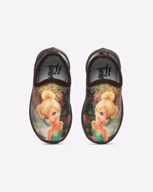 Tinker-Bell Print Slip-On Casual Shoes