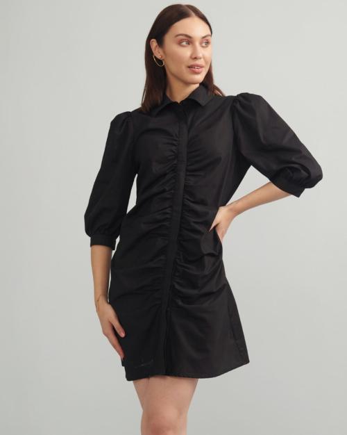 Buy Shirt Dress with Ruching Online at Best Prices in India JioMart.