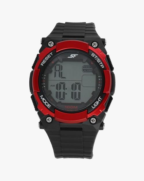 Men NP7930PP01 Digital Watch with Plastic Strap