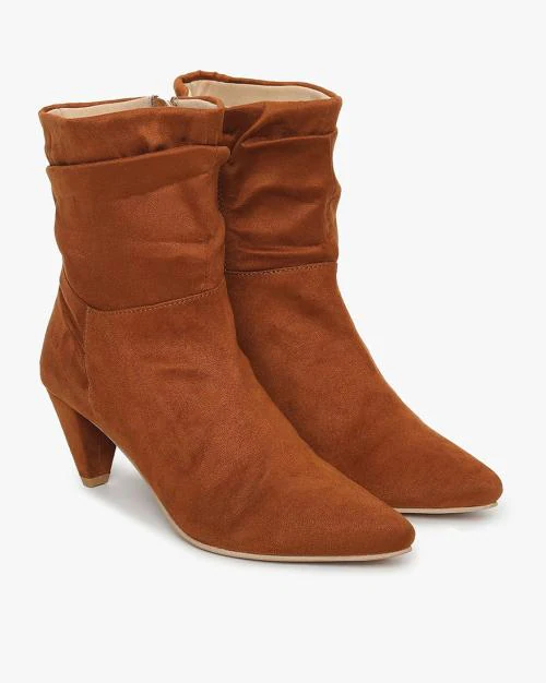 Ankle Boots with Cone Heels