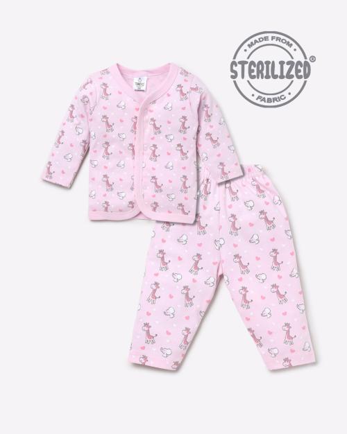 Animal Print Suit Set