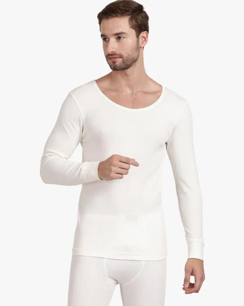 Round-Neck Full-Sleeve Thermal Vest