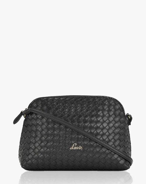 Joana Basket-Weave Crossbody Bag