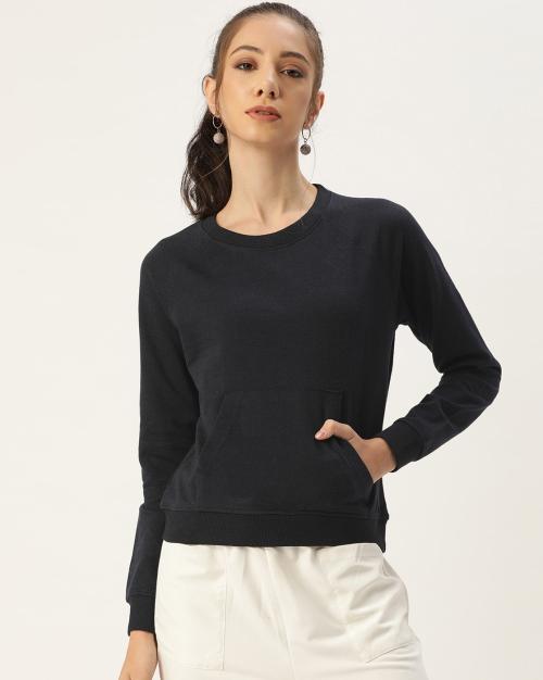 Sweatshirt with Kangaroo Pockets