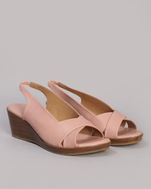 Women Open-Toe Strappy Wedges