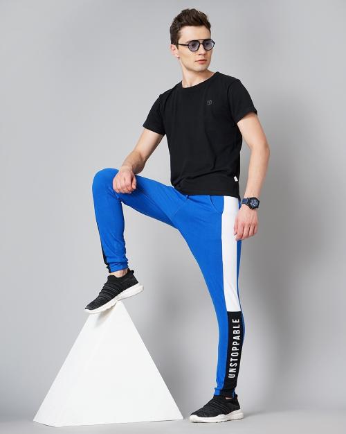Joggers with Contrast Taping