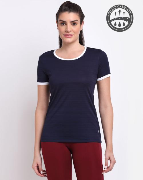 Textured Crew-Neck T-shirt