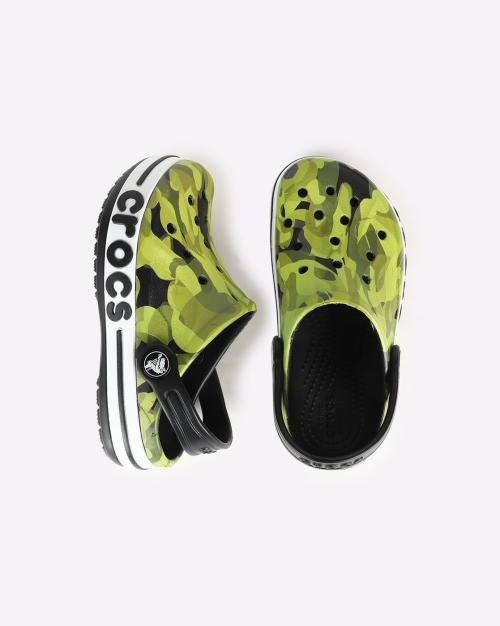 Bayaband Bubble Camo Print Clogs