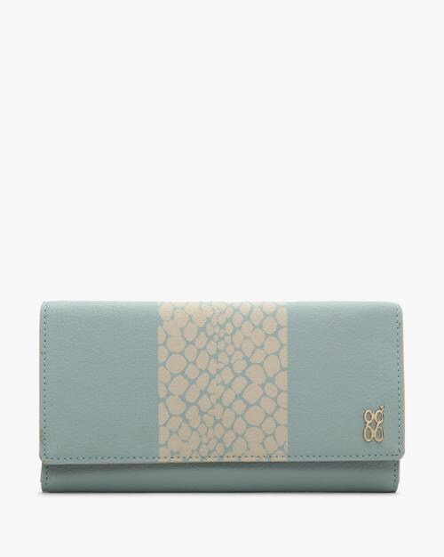 Reptilian Print Tri-Fold Wallet