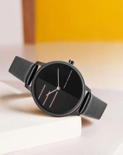 Women Black Dial Analogue Watch - FCN00013A