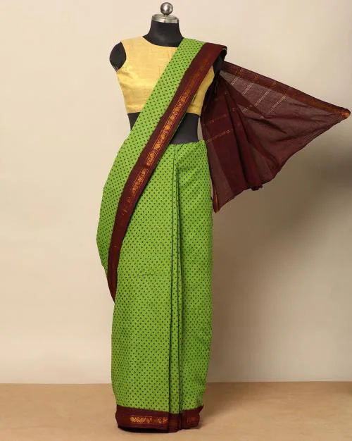 Chinnalapatti Sungudi Cotton Saree