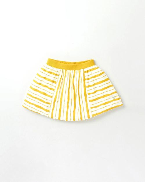 Striped Sustainable A-Line Skirt
