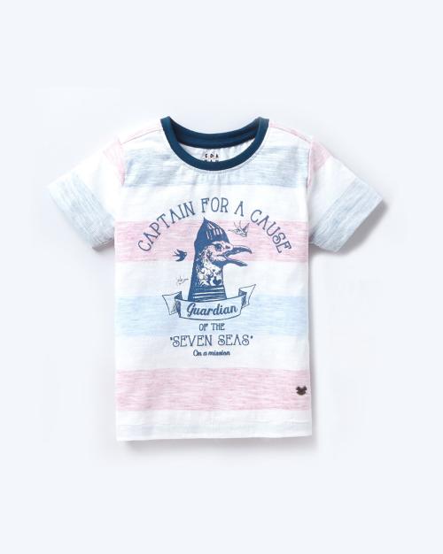 Reverse Striped Sustainable T-Shirt