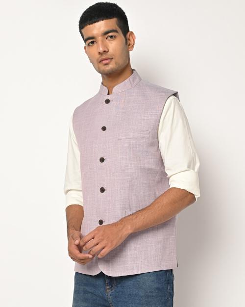 Buy Nehru Jacket with Welt Pockets Online at Best Prices in India