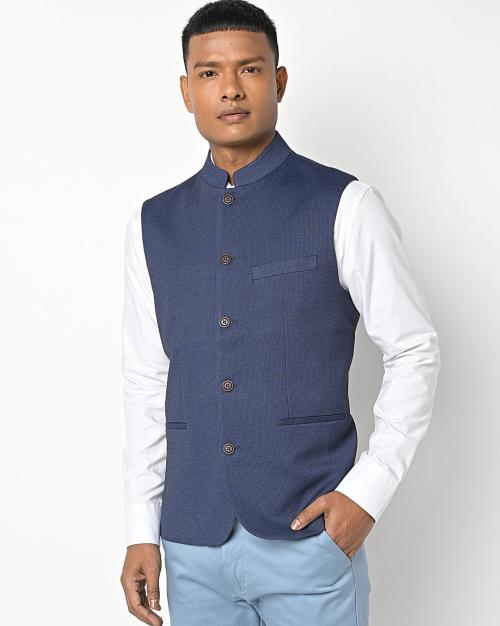 Waistcoat with Welt Pockets