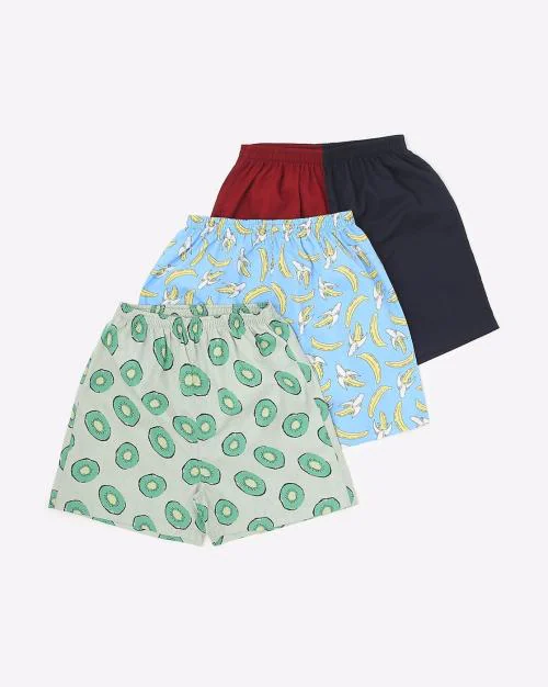 Pack of 3 Printed Boxers