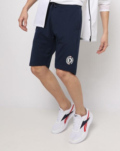 Mid-Rise Shorts with Drawstring Waist