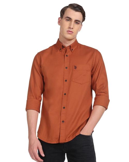 Shirt with Patch Pocket