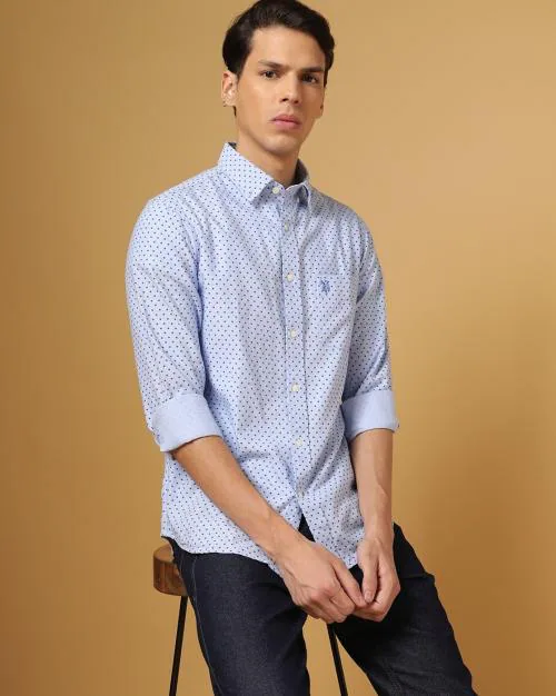 Printed Tailored Fit Shirt