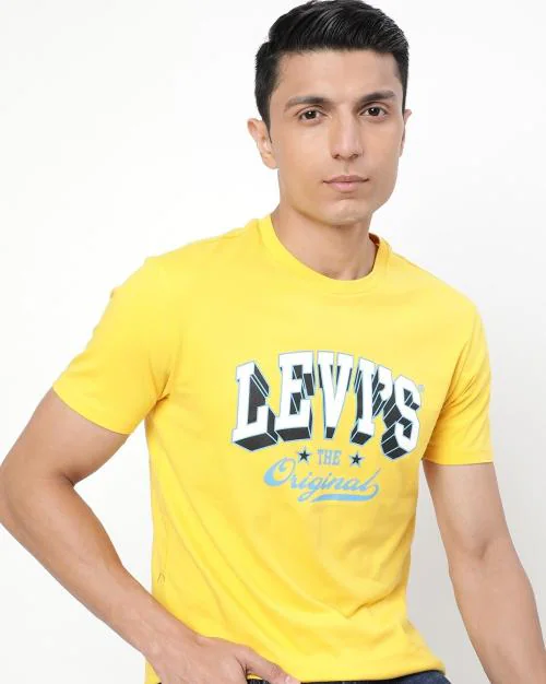 Solar Power Logo Print Crew-Neck T-shirt