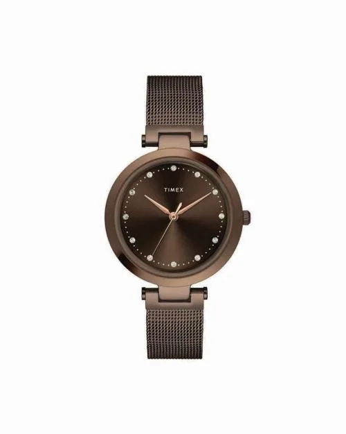 Women TWEL11825 Analogue Watch with Stainless Steel Strap