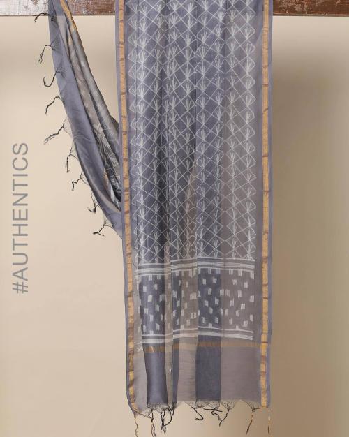 Shibori Tie & Dye Pure Chanderi Dupatta