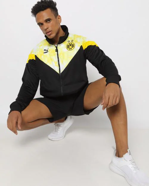 Bvb Iconic Mcs Mesh Football Track Jacket