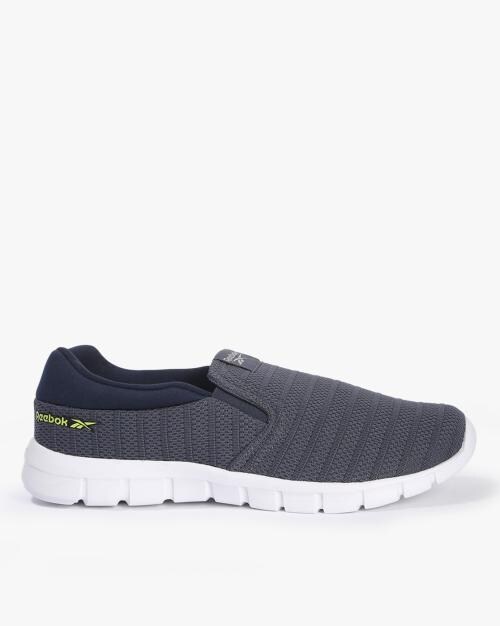 Leap Textured Low-Top Slip-On Running Shoes