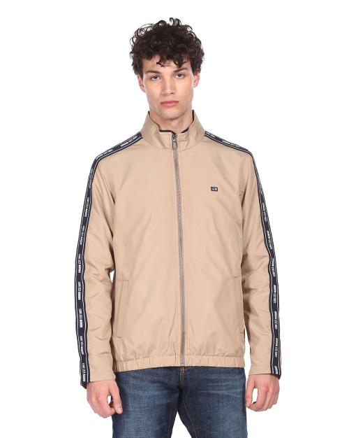 Zip Front Bomber Jacket