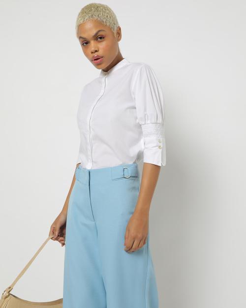 Shirt with Concealed Placket