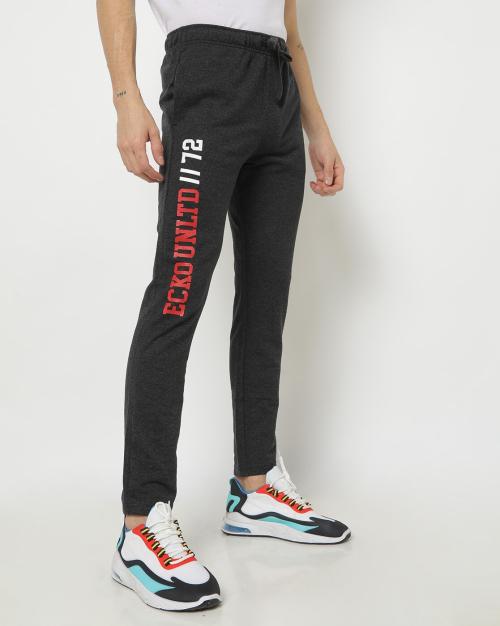Logo Print Slim Fit Track Pants