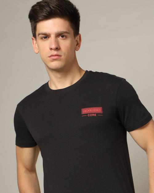 Brand Print Crew-Neck T-shirt