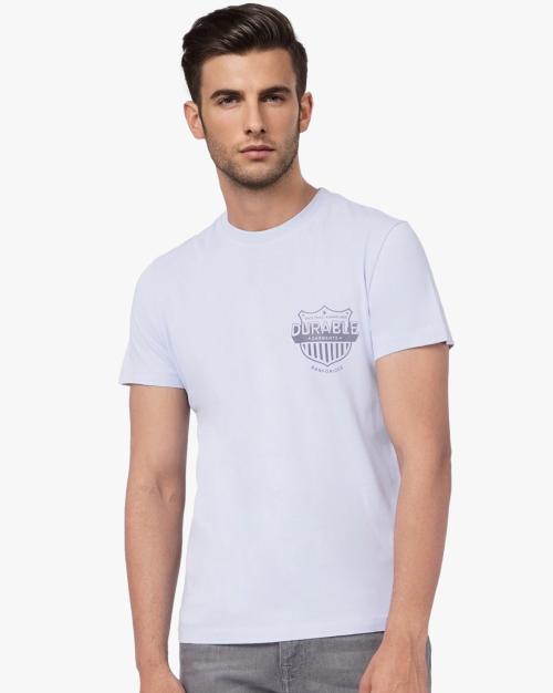 Regular Fit Graphic Print Crew-Neck T-Shirt