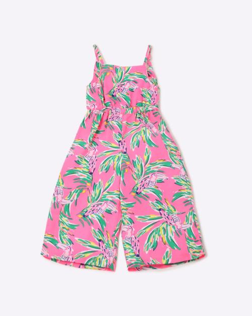 Tropical Print Jumpsuit