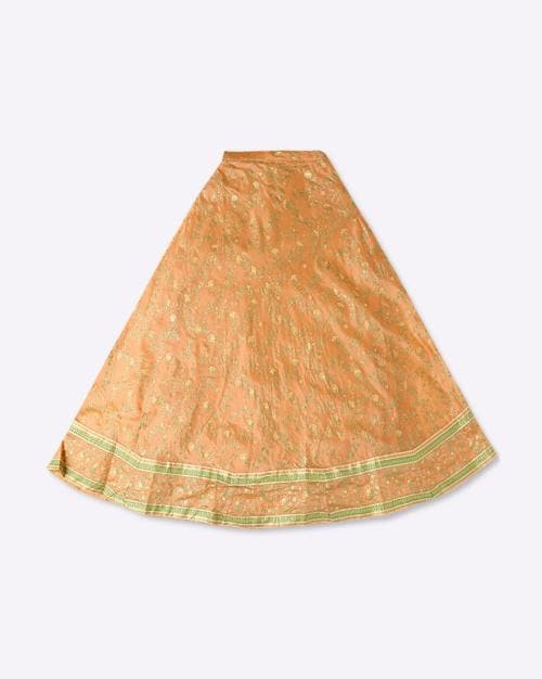 Floral Print A-Line Skirt