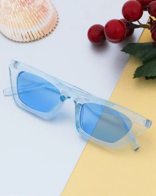 TS-6601S-BLU UV-Protected Cat-Eye Sunglasses