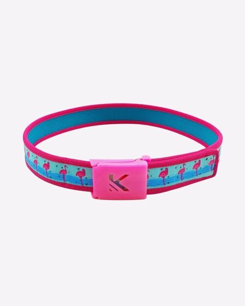 Flamingo Print Reversible Belt