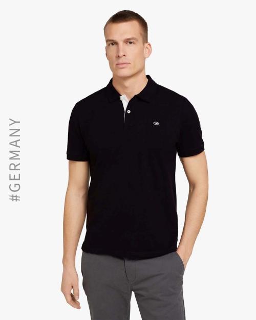 Regular Fit Polo T-Shirt with Brand Logo