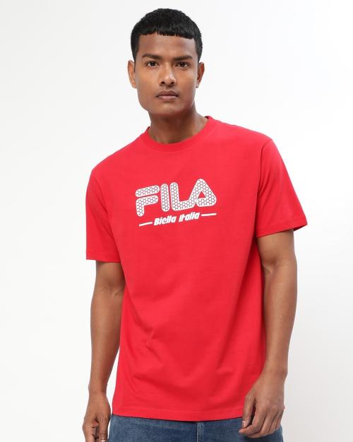 Akoto Logo Print Crew-Neck T-shirt