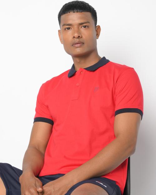 Aver Polo T-shirt with Contrast Tipping