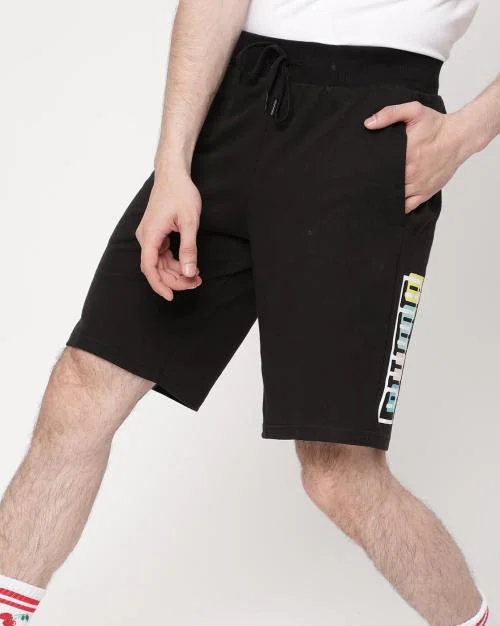 Summer Court Graphic Men Regular Fit Shorts
