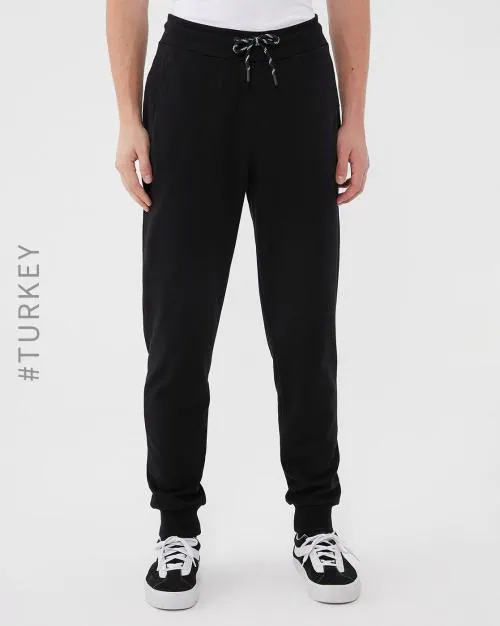Slim Fit Jogger Pants with Drawstring Waist