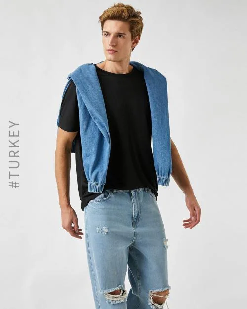 Solid Crew-Neck T-shirt