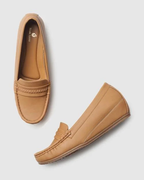 Slip-On Wedge Heeled Shoes